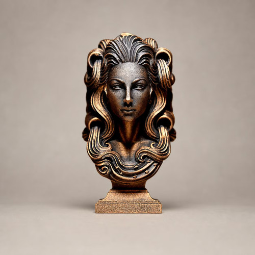 Lady aquarius skulptur - lady,