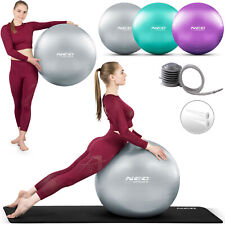 NEO-SPORT Gymnastikball Sitzball Fitness Fitnessball Bürostuhl Ball mit Pumpe