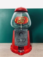 Vintage Jelly Belly Bean Automat Spender Dispenser Süßigkeitenspender Metall Rot