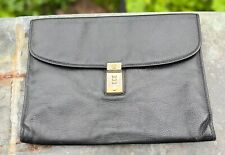 Original Versace Aktentasche ca 28x19 cm Schwarz Leder Designer Edel Echt Tasche