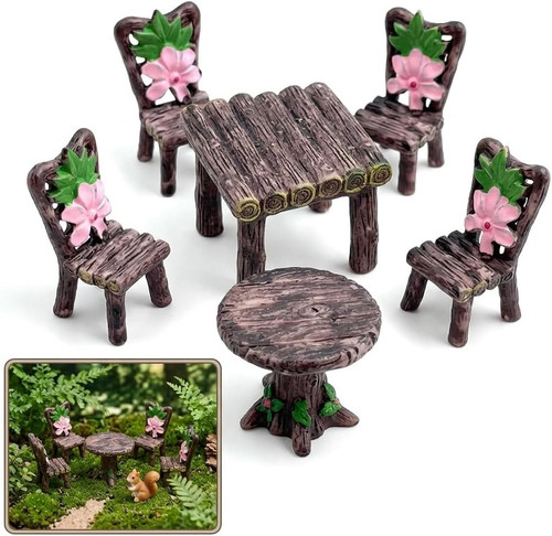 Miniatur gartenmöbel set - gartenmöbel,