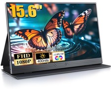 Portable Monitor 15.6 Zoll Tragbarer Mobiler Monitor FHD 1920x1080 HDR