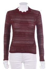 ZARA Longsleeve-Shirt S farblos transparent #4077