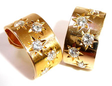 Ohrringe Halb-Creolen 750 Gold