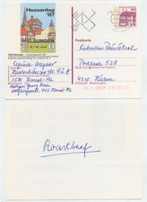 50704 - Bildpostkarte Hessentag Melsungen, gelaufen Kassel 7.9.1987
