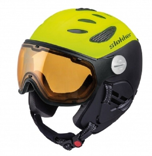 Skihelm mit visier slokker - skihelm,