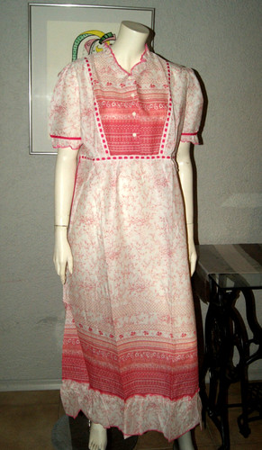 Volant vintage nachtkleid - volant, *