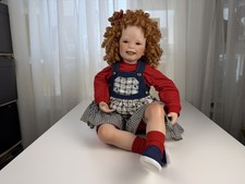 Donna Rubert Künstlerpuppe Porzellan Puppe 74 cm. Top Zustand