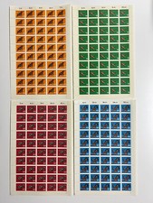 BERLIN 50 er Bogen 250-253**