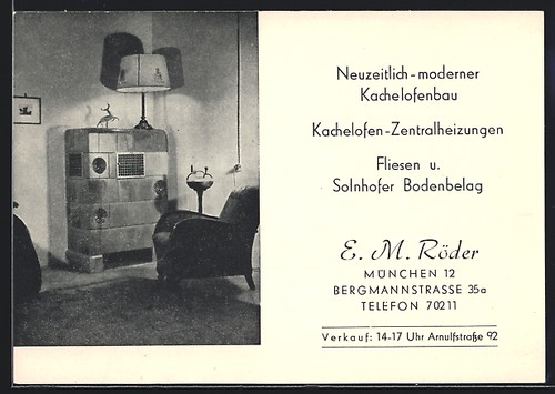München reklame für die - ak,