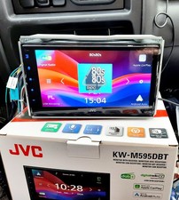JVC KW-M595DBT USB DAB+ CARPLAY Bluetooth 6.8" Touch Android Autoradio 2Din 