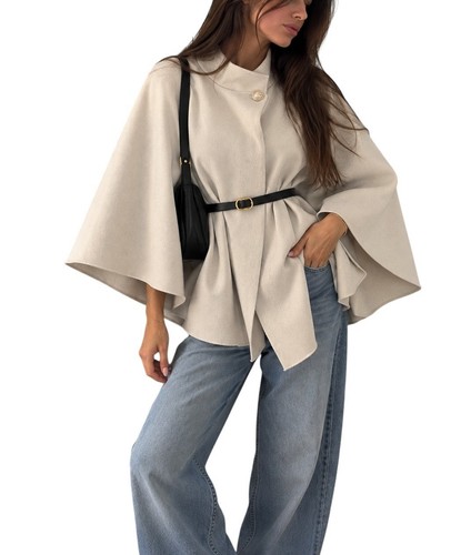 Poncho umhang damen - umhang, beige