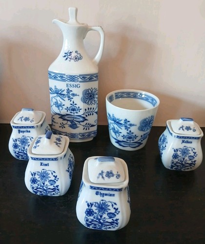 Zwiebelmuster essigflasche 4 - zwiebelmuster,