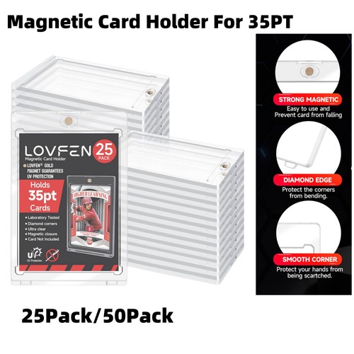 50pack magnetic card holder - card,
