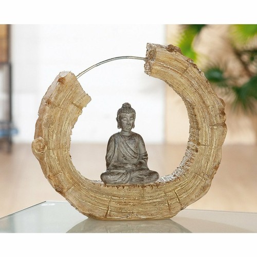 Skulptur buddha braun - "buddha", braun/beige
