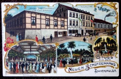 9691 lithografie postkarte - 9691,
