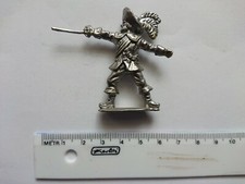 Sammlerstück - seltene Zinnfigur  - Musketier mit Degen - im orig. Zustand