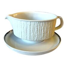 Thomas Arcta Platin Sauciere 2-tlg Soßiere mit Untertasse Porzellan 46336 46343