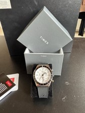 Timex Q Gmt Chrono Schwarz Herren Armbanduhr TW2V70100B