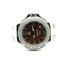 TAG HEUER LADIES FORMULA 1 WAC1217.BA DIAMOND PEARL BROWN LADY WATCH