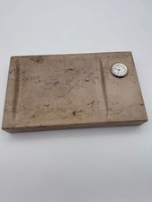 Uhr Steinuhr Zahlteller Uhrzeit Selten Vintage Quartzuhr