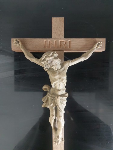Jesus holzkreuz handgeschnitzt - holzkreuz,