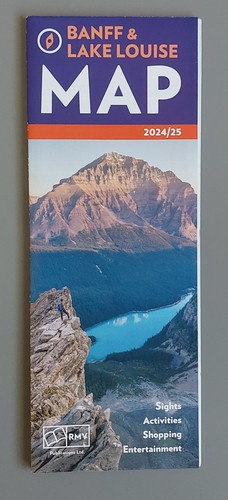 Banff lake louise map karte - banff,
