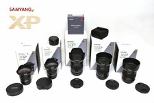 Samyang XP Objektiv Set 3.5/10mm 2.4/14mm 1.2/35mm 1.2/50mm 1.2/85mm Canon EF +R