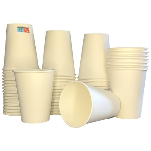 Weiße premium kaffeebecher - premium,