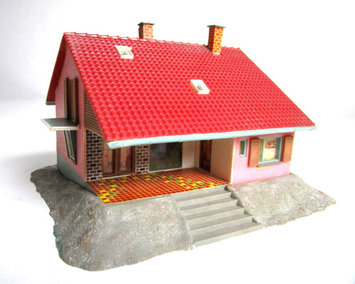 Faller wohnhaus mit terrasse - wohnhaus,