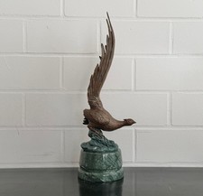 Große Bronze Vogel Skulptur