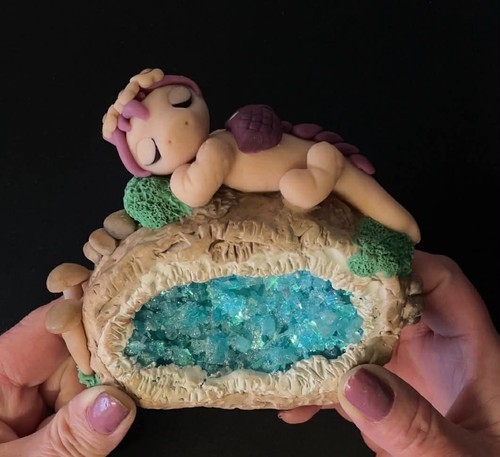 Drache figur fimo soft - drache,, figur,