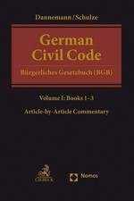 German Civil Code Volume I: Books 1-3: §§ 1-1296 (Beck Buch C.H.Beck