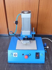 Leder Stanze Pressmaschine Prägemaschine Druckmaschine mit Druckluft #U