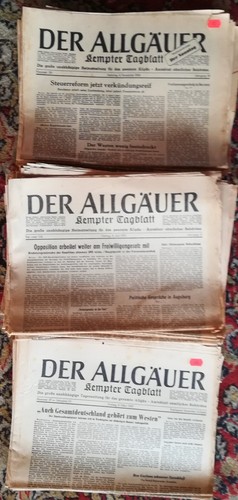 Zeitungen der allgäuer - 35, x