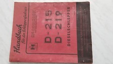 Original Handbuch D-215 D-219 Mc Cormick IHC Schlepperfahrer Dieselschlepper