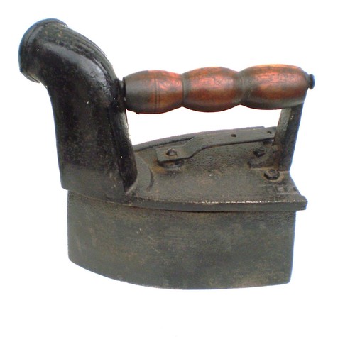 Vintage kohleeisen mit - vintage,