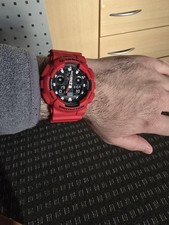 Casio G-Shock GA-100B-4AER Rot