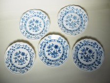 5 Zwiebelmuster Brotteller