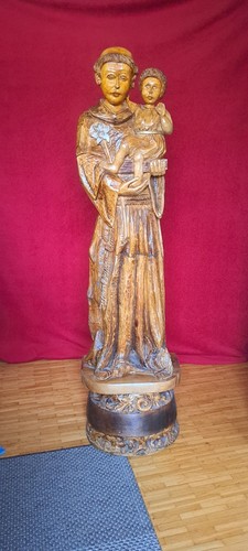 Holz skulptur vom heiligen - holz,