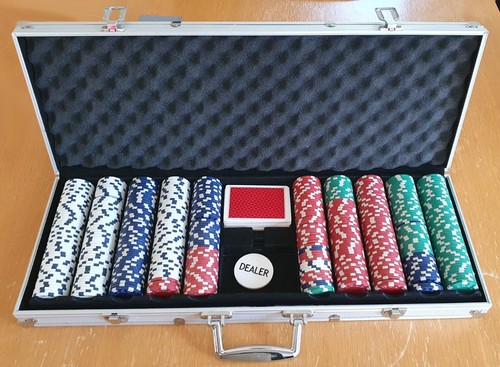 Pokerset mit 500 chips 52 - mit,