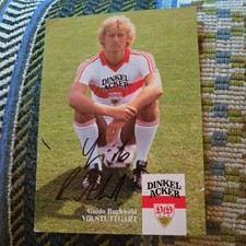 Guido Buchwald VfB Stuttgart Autogrammkarte original signiert