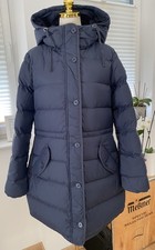 NEUER GANT Damen Daunenmantel Mantel Steppmantel Evening Blue Größe L dunkelblau