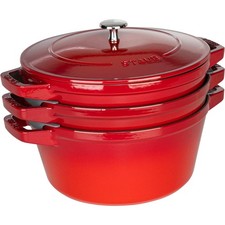 Staub cocotte kochtopfset - la,