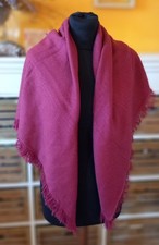 Neu Tuch 100% Kaschmir Wolle Beere  Tranquillo hochwertige Qualität Rot Schal