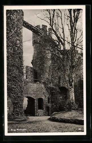 Ansichtskarte mettlach burg - ansichtskarte,