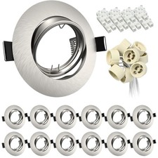 Einbaustrahler gu10 12er set - einbaustrahler,