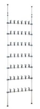 WENKO Teleskop Schuhregal Atlas 42 Paar Schuhe Höhenverstellung Garderobe Schuhe