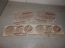 Änis Springerle  Model  mit Rezept 4 Stück OVP TOP Kunststoff