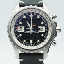 BREITLING CHRONOSPACE HERREN UHR QUARTZ A78365 ARMBANDUHR BR360 PAPIERE 48MM